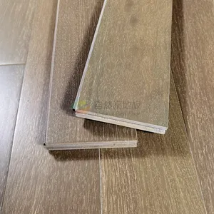 10% Off Sale Price Prefinished Handscraped Surface Solid Hardwood Flooring