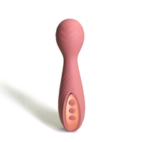 USB wiederauf ladbare Hand Mini Paar Männer Frauen Massage Vibrator weiches Silikon Erwachsenen AV Zauberstab Sexspielzeug Vibrator Stimulator Dildo