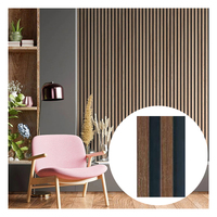 Revêtement mural intérieur en bois, panneaux en plastique PS pour murs, vente en gros d'usine