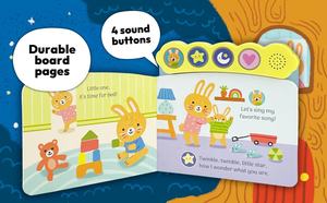 Livre sonore personnalisé Twinkle Little Star, 6 boutons à presser pour jouer, musique de l'heure du coucher, comptes-rendus, livre interactif en carton, OEM - Product Image 2
