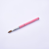 1 pinceau acrylique Kolinsky Sable pour nail art, stylo de peinture, dessin et sculpture pour gel UV, outils de manucure DIY