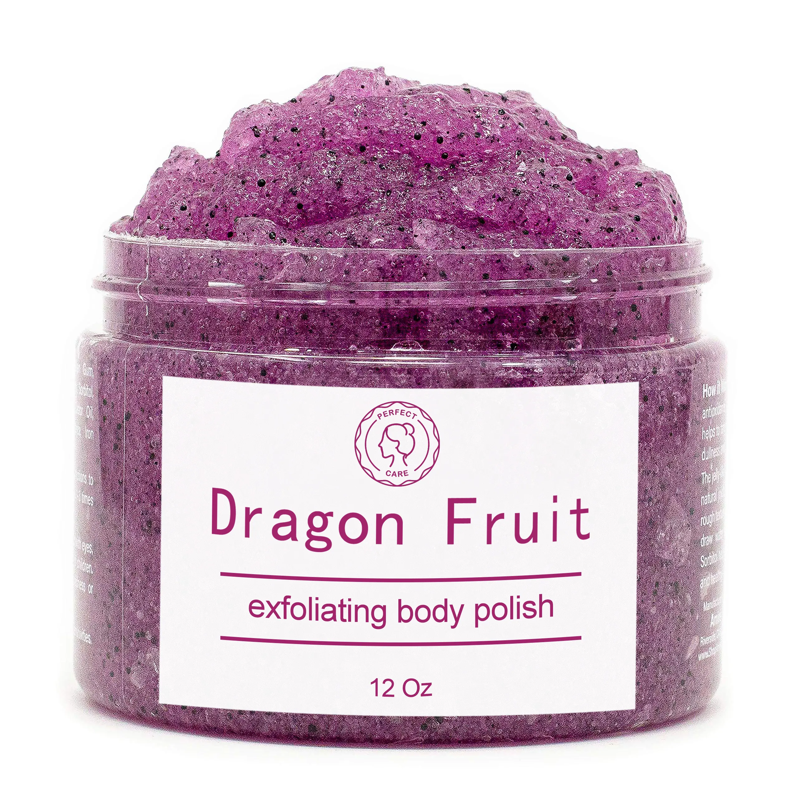 Dragon Fruit-esmalte corporal exfoliante, mejora la textura de la piel del cuerpo, exfoliante personalizado