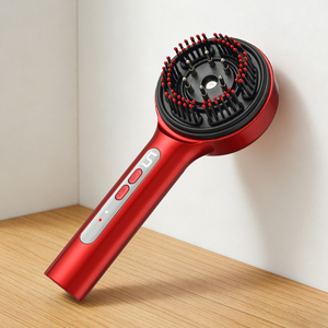 0728 Wholesale Rechargeable Smart <b>Head</b> <b>Massager</b> Comb Scalp Oil Brush Essential Care - Product Image 1