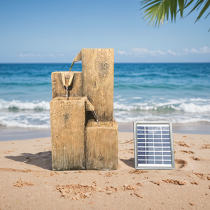 Ornamento <span class=keywords><strong>da</strong></span> <span class=keywords><strong>giardino</strong></span> Polyresin albero moncone <span class=keywords><strong>fontana</strong></span> con pannello solare - Product Image 4