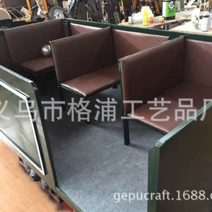Modèle de locomotive à vapeur en métal Yiwu GePu Craft, taille 1:1, pour utilisation en intérieur dans les centres commerciaux - Product Image 3