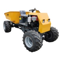 Chargeuse hydraulique diesel MAP CE Mini Zy100 1.0 CBM avec benne, moteur et boîte de vitesses haute performance, 4x4, camion benne