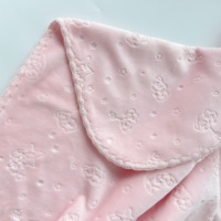 Couverture d'emmaillotage pour bébé 2 plis ultra douce, chaleur hivernale, en flanelle polaire, pour nouveau-né, couverture de réception pour nourrisson, logo personnalisé OEM ODM