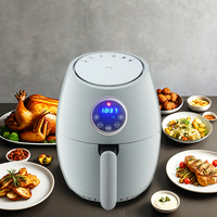 Mini friteuse à air, comme on le voit à la télé, friteuse à air multifonction 2l friteuse à air sans huile
