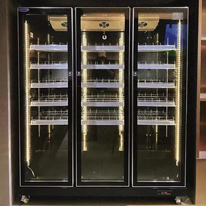 Nhà máy trực tiếp Deluxe dọc tủ đông cho rượu đồ uống Cola nước giải khát mát trực tiếp làm mát không khí nhiệt độ cơ học - Product Image 6