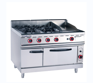 4-Burner <strong>Gas</strong> <strong>Range</strong> &amp; <strong>Griddle</strong> with <strong>Gas</strong> Oven for Sale Stove <strong>Gas</strong> Burner With Oven - Product Image 1