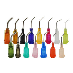 1/2 inci <span class=keywords><strong>14g</strong></span>-32g disesuaikan panjang sekrup plastik L5mm bengkok 45 derajat jarum <span class=keywords><strong>Luer</strong></span> kunci jarum lem mengeluarkan jarum - Product Image 1