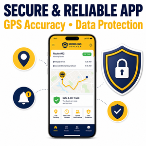 Développement d'une application de <span class=keywords><strong>suivi</strong></span> de bus scolaires personnalisée pour iOS et Android avec fonction de contrôle des présences des élèves et alertes parentales LionCreate - Product Image 5