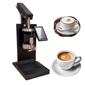 Machine à café expresso intelligente italienne en promotion, portable et automatique, avec fonction de préparation manuelle, sur chariot - Product Image 1