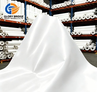 Bâche professionnelle en polyester ripstop PVC PE de haute qualité, prête à l'emploi avec œillets, résistante aux UV, pour système d'auvent