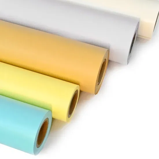 High quality small roll Multiple colors combinations Release Paper Silicone Coated Release Paper