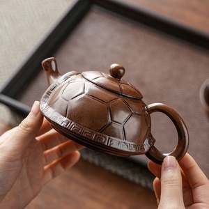 Juego de <span class=keywords><strong>Tetera</strong></span> de Cerámica con Relieve de Caparazón de Tortuga, Estilo Chino, de Alta Gama, Nuevo, para Regalo, Recuerdo Festivo - Product Image 4