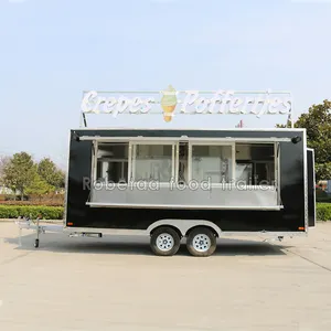 Robetaa fast food rimorchio bar bar mobile food truck con cucina completa per la vendita stati uniti