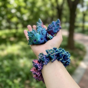 ของเล่นรูปปั้นมังกรวิเวิร์นซาลาแมนเดอร์แบบขยับได้ พิมพ์ 3 มิติ ยี่ห้อ Oddcraft ขนาด 1/12 - Product Image 4