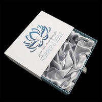 Coffret cadeau rigide et coulissant en soie à tiroirs, 10 pièces, pour cosmétiques et soins de peau, emballage de luxe, ensemble de bougies pour T-shirt, chaussures