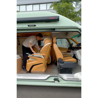 Geely Super Van Electric-Rango de 800km, minibús VIP multiusos inteligente con interior de lujo, asientos reclinables y modelo de sofá cama 2025