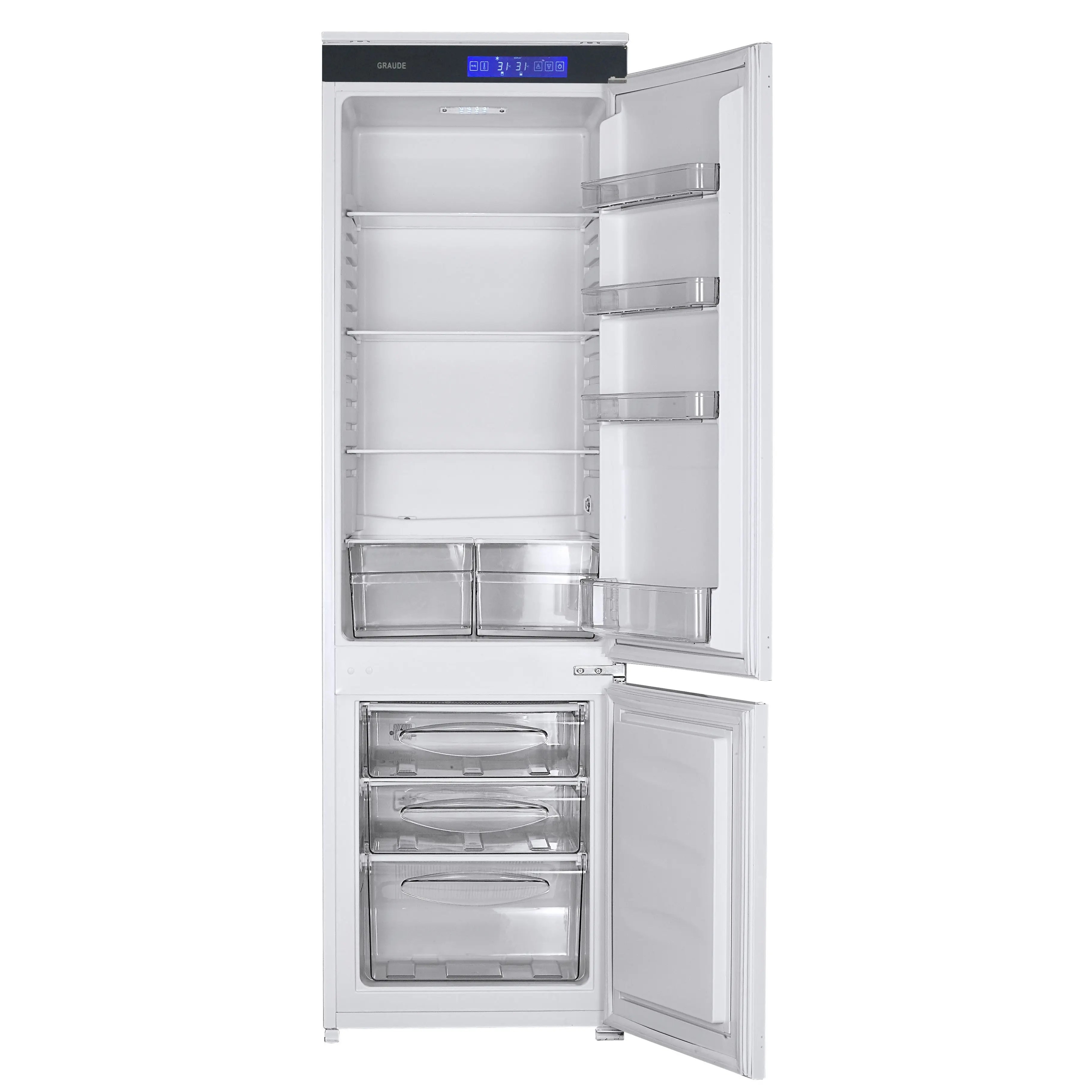 Elettrodomestico costruito in frigo freezer doppia porta frigorifero fondo-congelatore per la decorazione della casa all'ingrosso