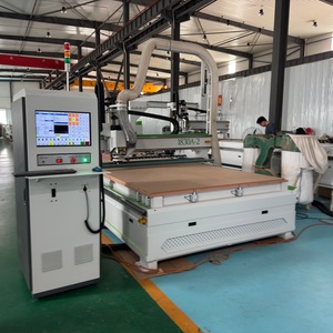 Fresadora CNC para Muebles <span class=keywords><strong>de</strong></span> Panel, Máquina <span class=keywords><strong>de</strong></span> Corte para Trabajar la Madera con Cambiador <span class=keywords><strong>de</strong></span> Herramientas <span class=keywords><strong>de</strong></span> Doble Estación y Fila Recta - Product Image 5