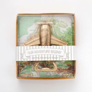 Ouvre-bouteille en métal en forme d'avion créatif, personnalisé, vente en gros, pour mariage, anniversaire, fête - Product Image 6