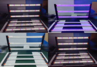 Lampe de culture LED de marque 800W à spectre large avec 100W UV supplémentaires, IR ROUGE UV, double canal, spectre complet, corps en aluminium