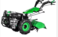 Motoculteur diesel/essence HYZH avec boîte de vitesses - Outil agricole multifonctionnel