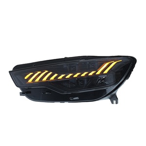 Faros LED de 12V 12-15 A6 C7 estilo RS modificados con luces diurnas y direccionales secuenciales, faros LED de 12V para - Product Image 5