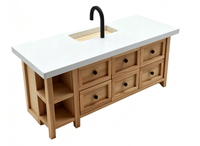 1:12 maison de poupée en bois Mini meubles Mini scène de cuisine en bois armoire de cuisine maison de poupée accessoires décorer