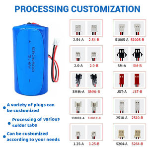 3.6v Dサイズ<span class=keywords><strong>14000mah</strong></span>ハイパワーER34615ER34615M ER34615T ER34615H Li-Soci2水道メーター用リチウム非充電式バッテリー - Product Image 4