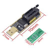 Module programmeur USB Flash BIOS CH-341A 24 25 + Clip de test SOIC8 SOP8 EEPROM 93CXX/25CXX/24CXX Kit DIY 180 jours