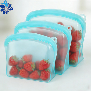 Sacs de conservation en silicone de qualité alimentaire, grande capacité, auto-scellants, pour fruits, légumes, lait, utilisables au micro-ondes, réutilisables - Product Image 3