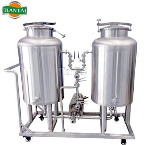 เครื่องผลิตเบียร์อัตโนมัติไอน้ำ7BBL 2ลำ SUS304โรงงานผลิตเบียร์เครื่องผลิตเบียร์หัตถกรรม - Product Image 5