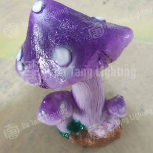 Luces de jardín de resina con diseño de hongos para senderos escénicos, decoraciones de parques y exhibiciones con temática forestal - Product Image 4