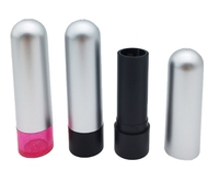 Baume à lèvres Silver Bullet de haute qualité personnalisable 4g Flip Top ABS Tube de cire buccale par le fabricant