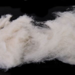 Pas cher prix 6-8cm 100% chèvre blanche naturelle <span class=keywords><strong>woo</strong></span> déchets cheveux de chèvre - Product Image 2