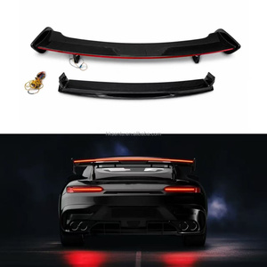 Aileron arrière en fibre de carbone avec LED pour Mercedes-Benz AMG GT GTC GTS GTR, style AMG GT, aileron arrière en fibre de carbone avec LED, aileron arrière AMG GT - Product Image 1