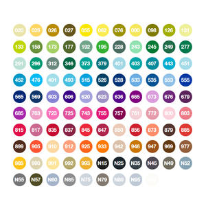 ปากกามาร์กเกอร์วาดรูปแบบยืดหยุ่น108สี,ชุดปากกาแปรงเขียนสีน้ำ Tom-Bow ABT หัวแปรงคู่ปากกาสีน้ำ - Product Image 3