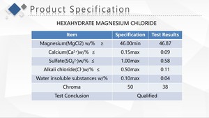 <span class=keywords><strong>Chlorure</strong></span> de <span class=keywords><strong>magnésium</strong></span> hexahydraté, prix, qualité alimentaire, complément alimentaire, MgCl2·6H2O 99% - Product Image 4
