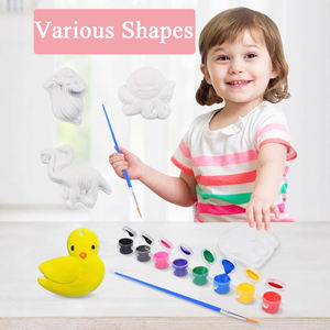 Vente en gros de peinture DIY Art & Crafts Cartoon Plâtre Dinosaure Peinture Animal de mer Plâtre Peinture <span class=keywords><strong>Dessin</strong></span> Jouet pour Enfants - Product Image 3