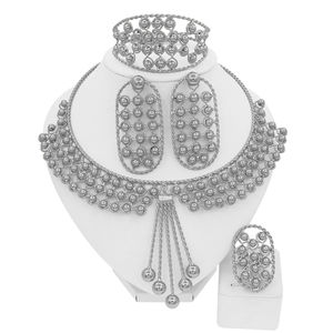 Fabricant de <span class=keywords><strong>bijoux</strong></span> à la mode de Guangzhou, ensembles de <span class=keywords><strong>bijoux</strong></span> élégants en plaqué <span class=keywords><strong>or</strong></span> <span class=keywords><strong>18</strong></span> <span class=keywords><strong>Carat</strong></span> de dubaï pour femmes - Product Image 6