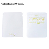 Sachet portable thermoscellé avec impression de logo personnalisé de qualité alimentaire sachet de thé laminé mini sachet de thé goutte à goutte en papier kraft sac de café