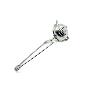 Hot Selling Novelty Design Reusable <strong>Tea</strong> Infuser With Handles Plated <strong>Tea</strong> <strong>Stainer</strong> - Product Image 2