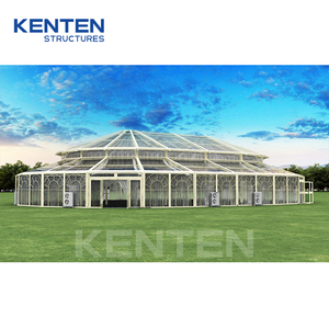 KENTEN Carpa Semipermanente Transparente Carpas 10X30 30x30 40x60 Marco de Aluminio Dorado Dosel para Fiesta Carpas Transparentes para <span class=keywords><strong>Alquiler</strong></span> - Product Image 5