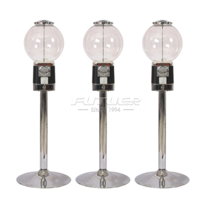 Máquina expendedora de chicles de pie con globo acrílico y cajón - Product Image 1