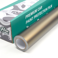 Proveedor de alta calidad Pvc Car Wrap Ghost Metallic Shadow Gold cambio de color rollo de vinilo película de protección para automóviles película tintada para automóviles