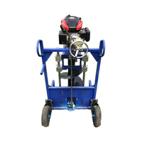 Foreuse rotative à essence AJZN, profondeur maximale 100 m, machine de forage agricole pour sols avec moteur, facile à utiliser