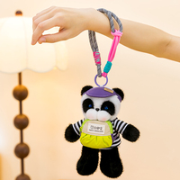 Penjualan Langsung Pabrik Boneka Beruang Bertema Sekolah Dengan Topi, Boneka Hewan Isi Dakron untuk Hadiah Ulang Tahun Anak, Dekorasi Ransel Grosir